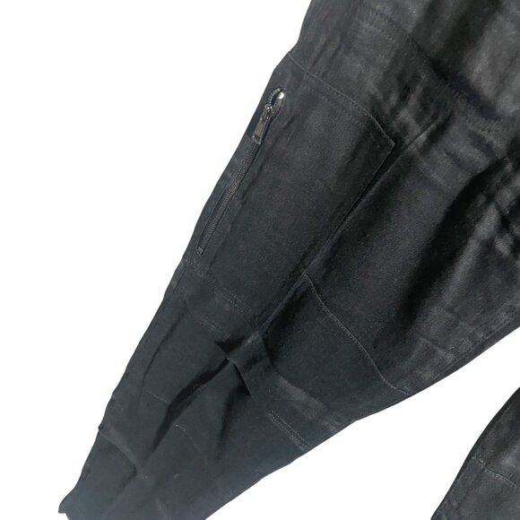 Vince Womens Black Jogger Pants Size 0 Cropped Lightweight Tapered - Picture 5 of 7